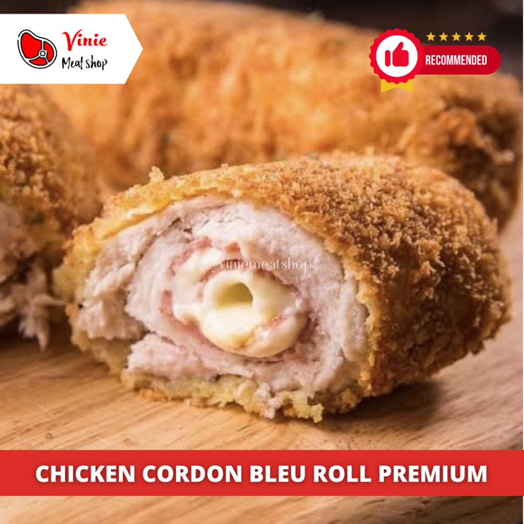 

Premium Chicken Cordon Bleu Roll isi 3 pcs