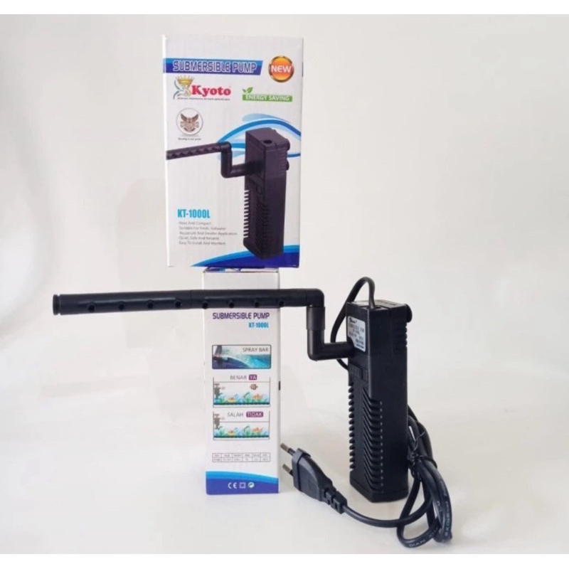 Mesin Pompa Aquarium Celup Internal Filter KYOTO KT 1000L 3 Watt