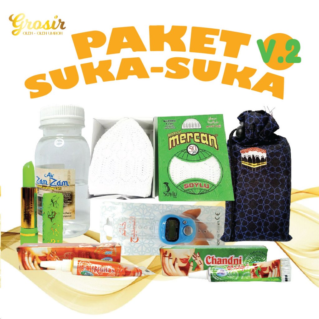 

Paket Oleh Oleh Haji Dan Umroh Terlengkap v.2 - Isi Paket Suka Suka Pilih Sendiri