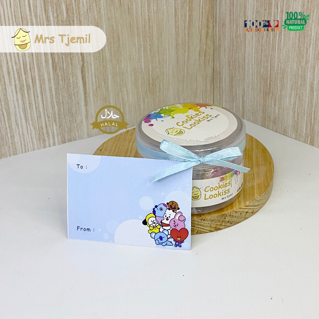 

BT21 Cookies Lookiss - Mrs Tjemil - Wisman Kue Lukis BTS Boyband Kartun KPOP Gambar Bangtan Army