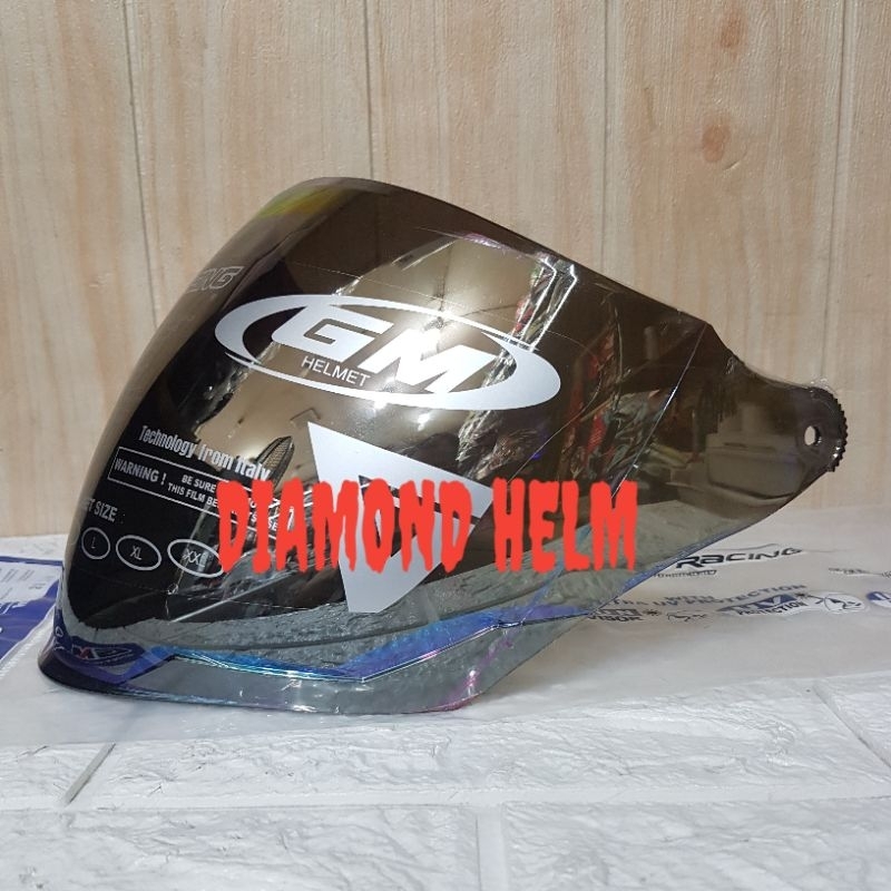 KACA HELM VISOR HELM GM NEW FIGHTER RAINBOW ORIGINAL GM
