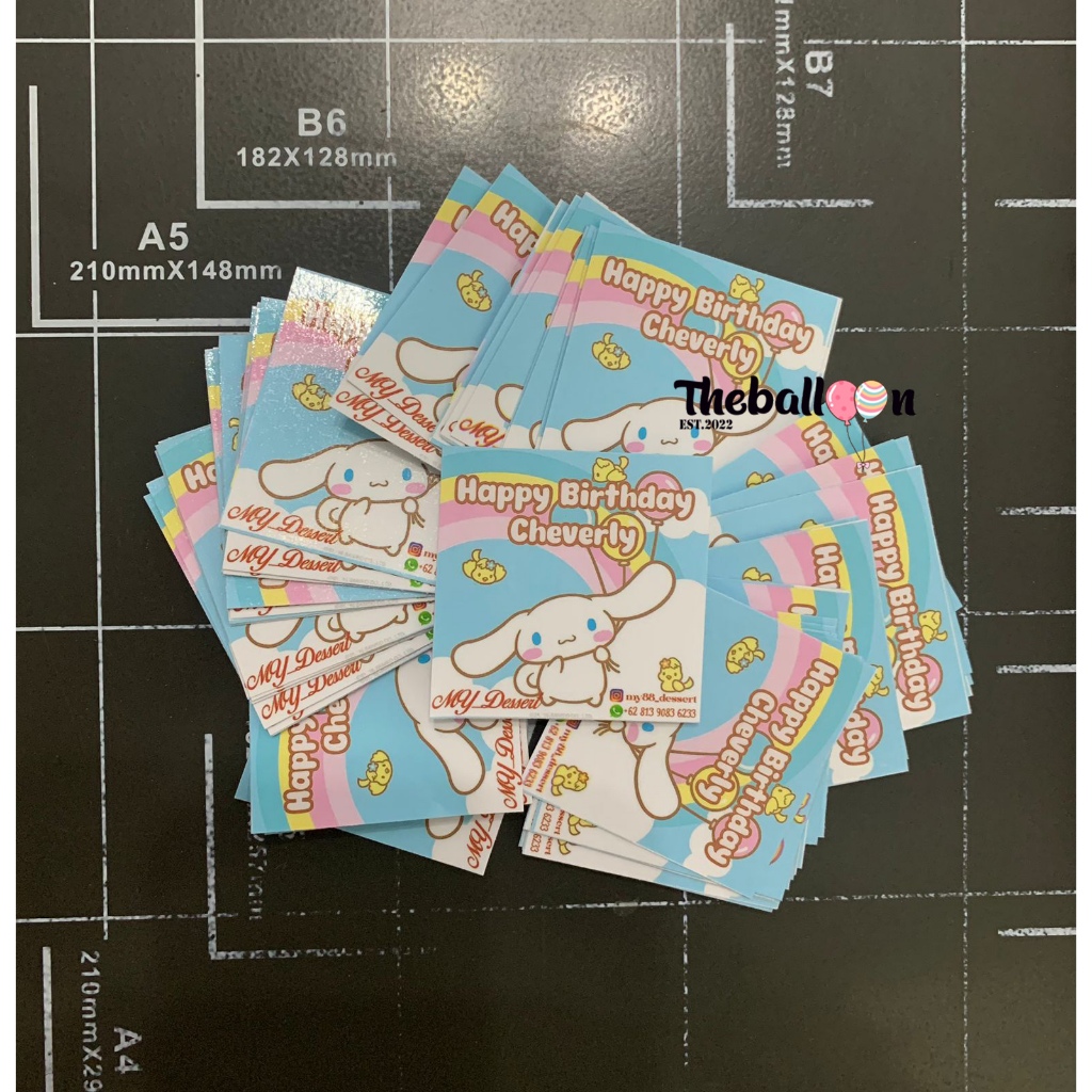 

Custom Stiker Logo Persegi ( MINIMAL ORDER 100pcs )