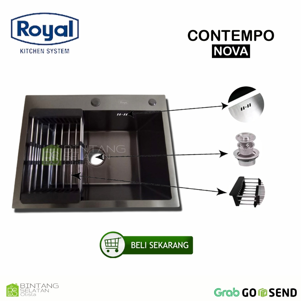 KITCHEN SINK ROYAL CONTEMPO NOVA / KITCHEN SINK