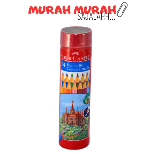 

Pensil Warna Faber Castell 24 Warna / Ukuran Panjang / Classic Colour Pencil / Kemasan Round Tin Bahan Kaleng / Alat Mewarnai