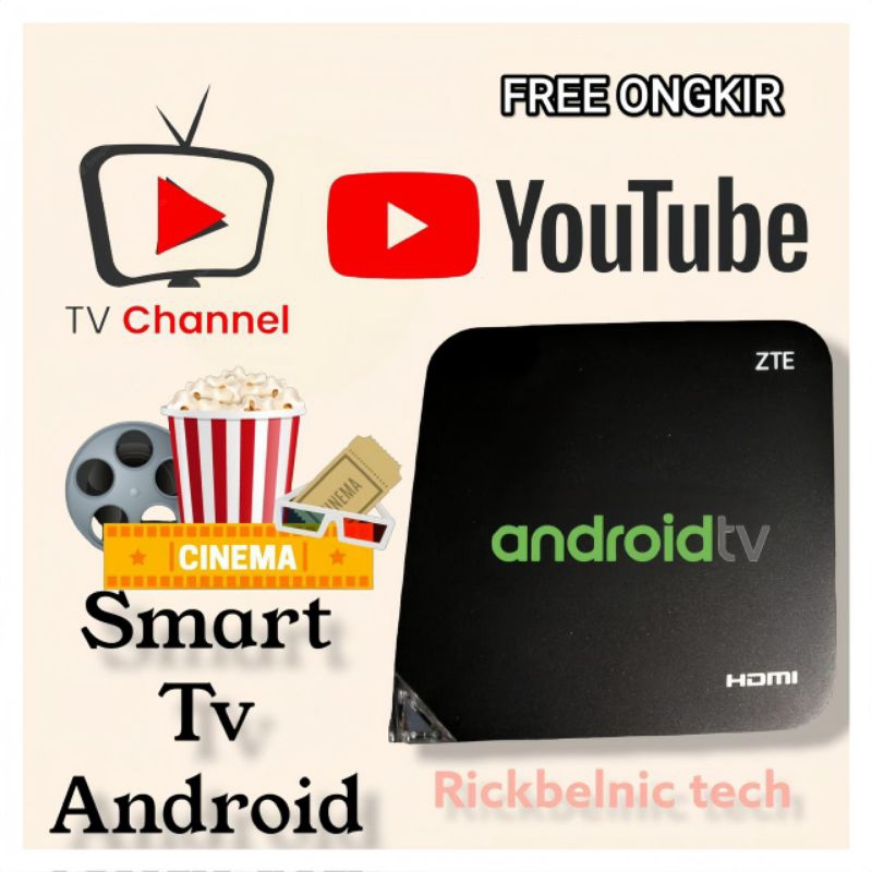 STB Tv Box Android Smart tv Terbaru Siap Pakai Termurah