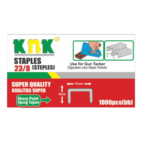 

KNK STAPLES 23/8 FOR GUN TACKER