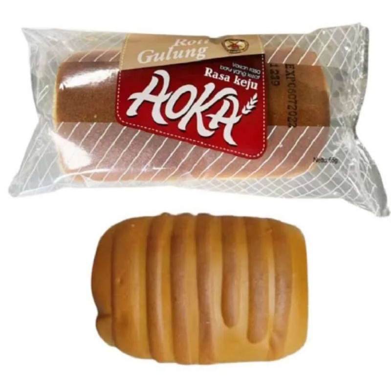 Aoka Roti Gulung Rasa Keju