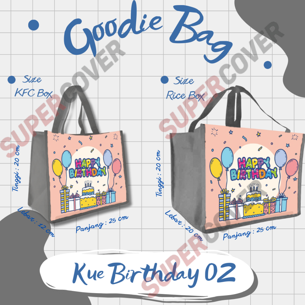 

Goodie Bag Birthday 02 Warna Abu-Abu Untuk Acara Ulang Tahun