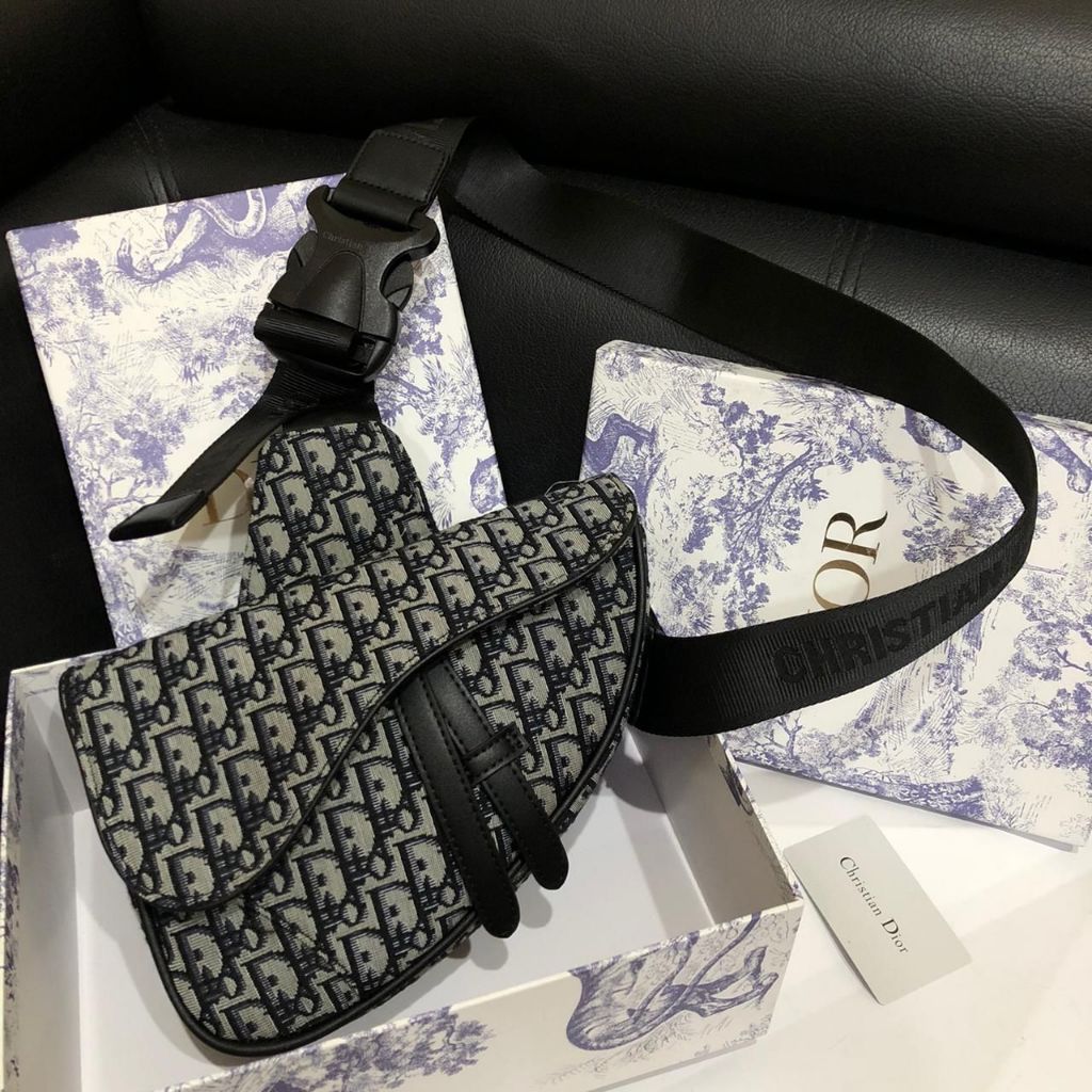 TAS PRIA BRANDED SADDLE BAG CD PREMIUM AUTHENTIC MIRROR 1:1 (SET BOX)