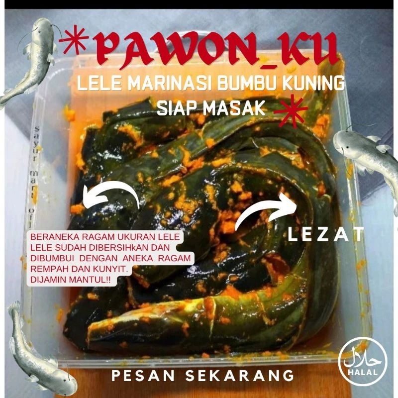 

LELE Marinasi Siap Masak di Jamin Enak!