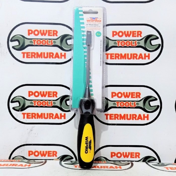 

Pahat Kayu 1/4" (6 mm) Wipro Tata Kayu Wood Chisel 1/4 inch 1/4