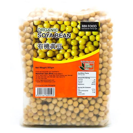 

MH Food Organic Soya Bean 500g