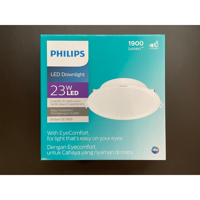 Downlight LED Philips New Eridani 22 Watt dan 23 watt