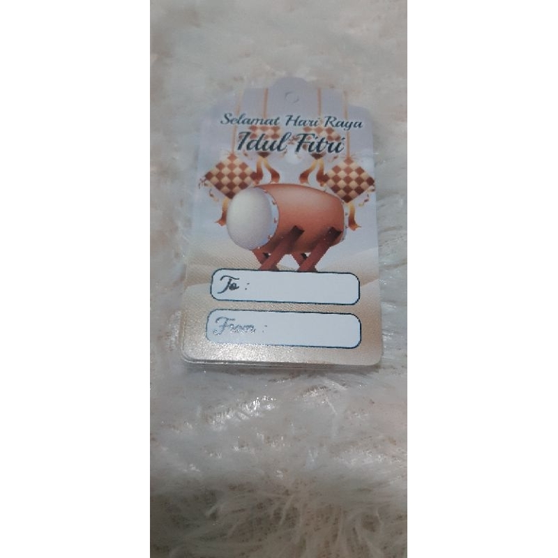 

Hang Tag Idul Fitri Hang tag Lebaran Free Tali 25 pcs