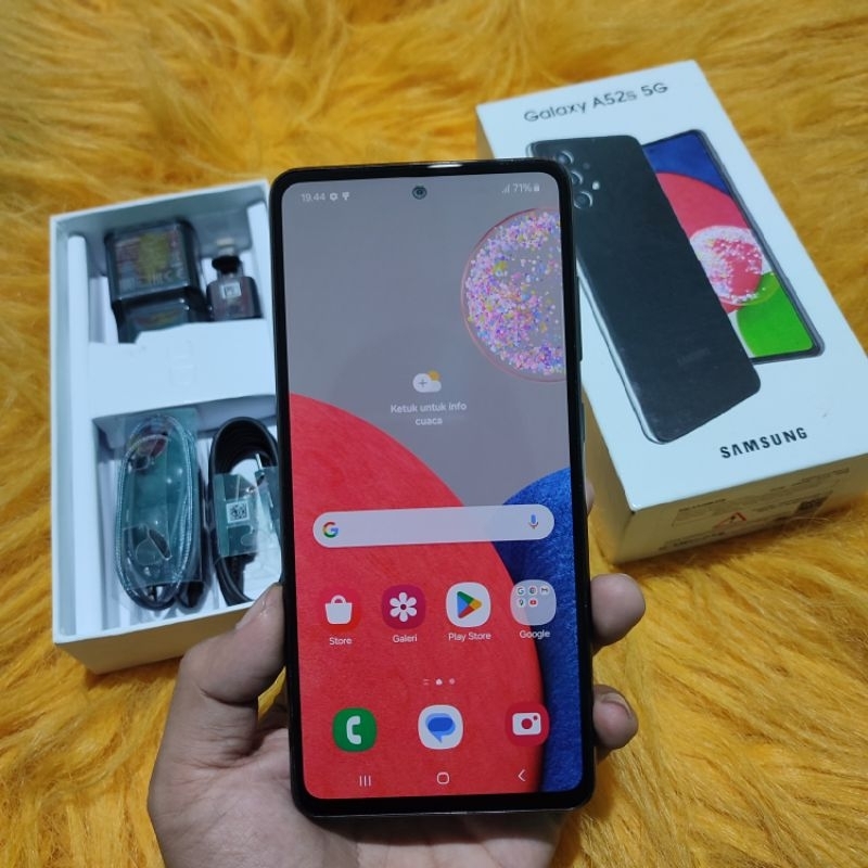 SAMSUNG A52S RAM 8/256 GB 5G RESMI SECOND