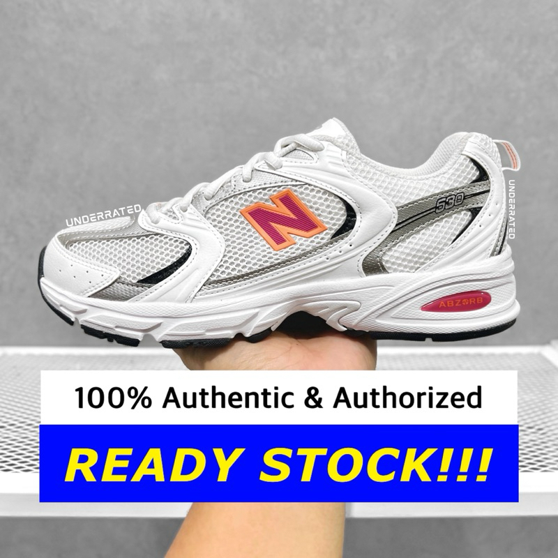 New Balance 530 White Orange Red (100% Authentic)