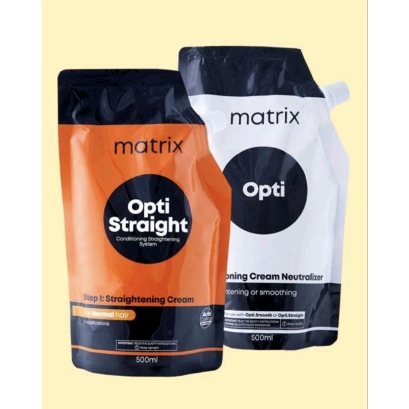 Matrix Optistraight 500ml/pelurusan/obat smoothing/STEP 1 dan STEP 2 dijual terpisah