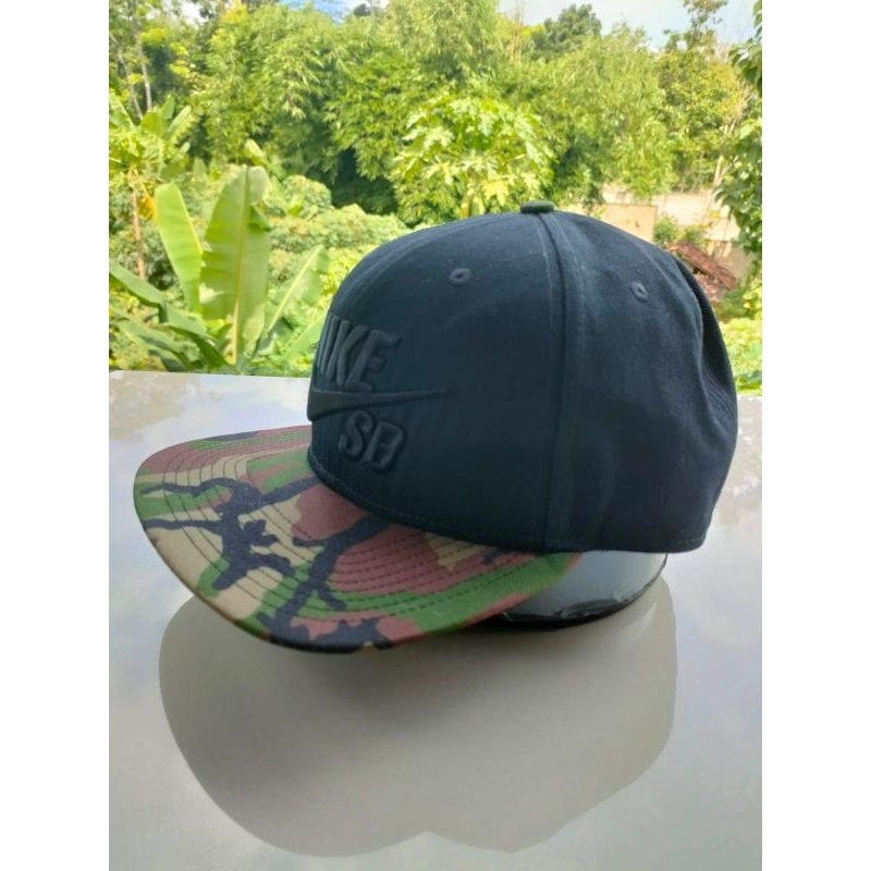 topi snapback caps trucker NIKE SB  visor camo