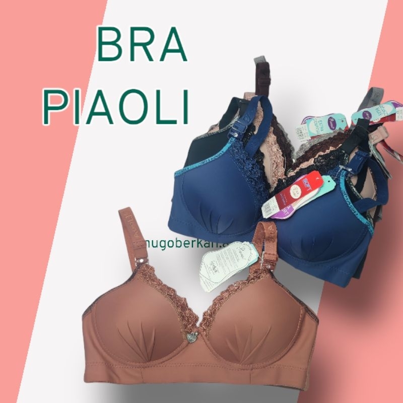 BH PIAOLI PL66 - BH PIAOLI PL56 - BH RENDA BRUKAT BUNGA - BH BUSA TANPA KAWAT - BH FASHION IMPORT