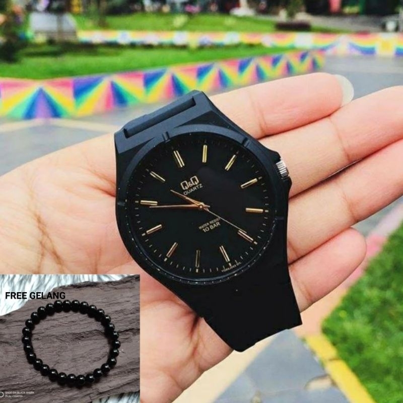 Jam Tangan Analog Pria Model Simpel Diameter 3,8 cm Tersedia Berbagai Warna