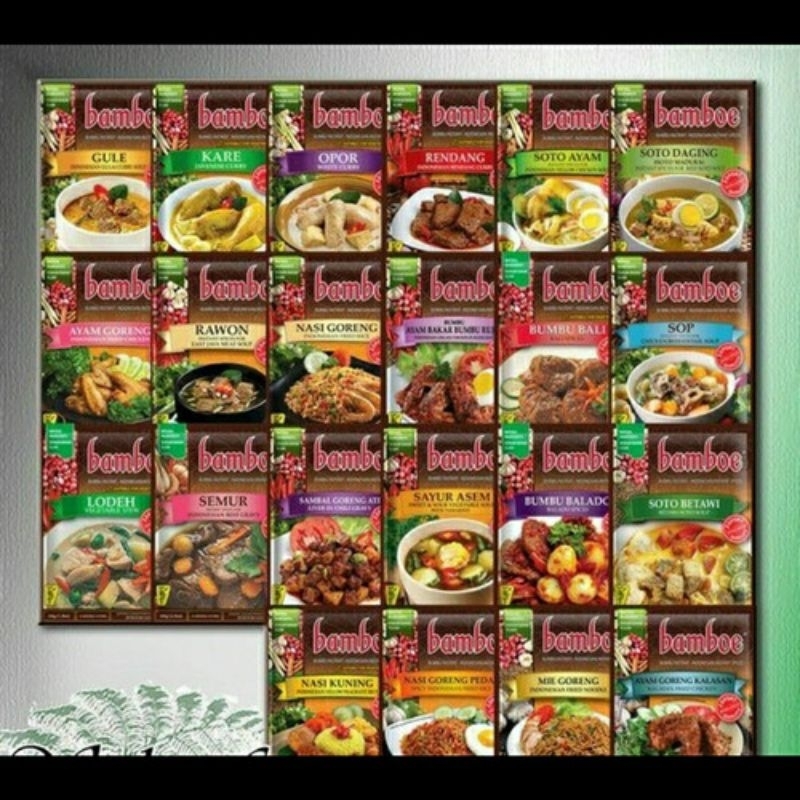 

BUMBU BAMBOE NUSANTARA EXPORT ALL VARIANT/BUMBU MASAK/BUMBU REMPAH/INDONESIANSFOOD