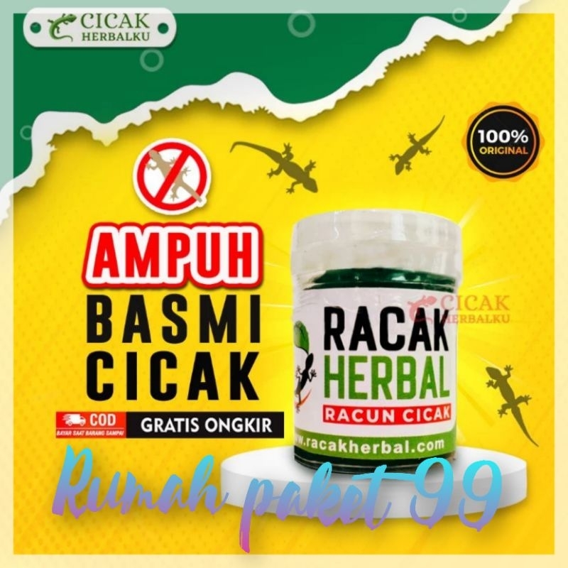 Racak Racun Cicak Herbal Original promoo Racak Herbal