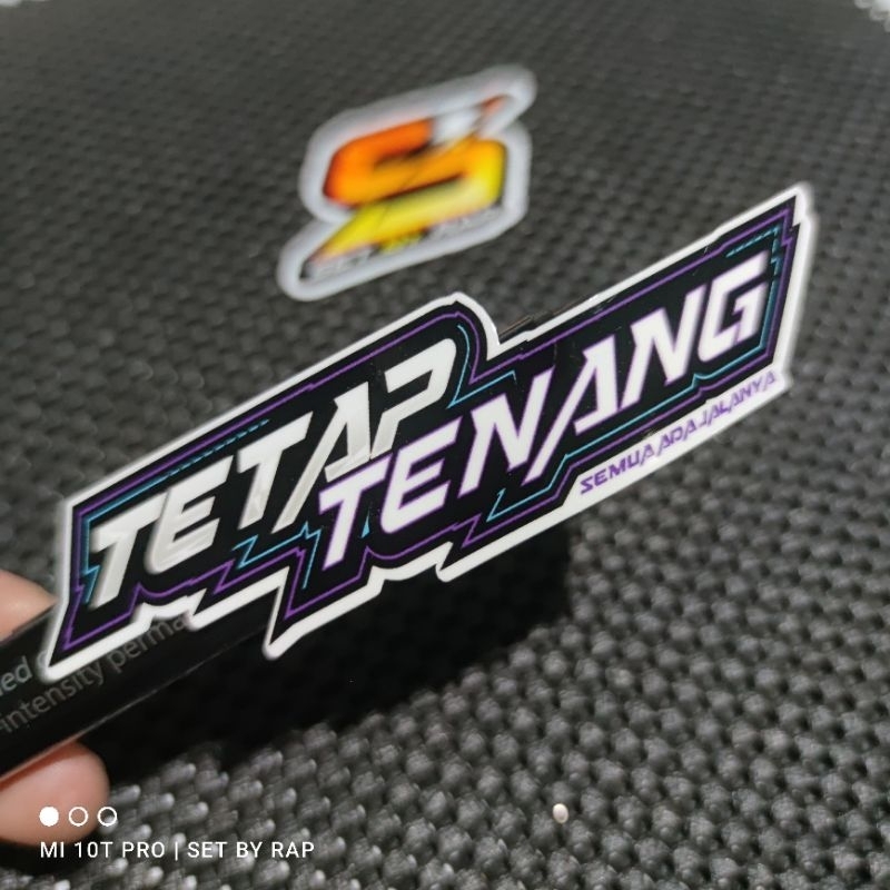 

stiker tetap tenang