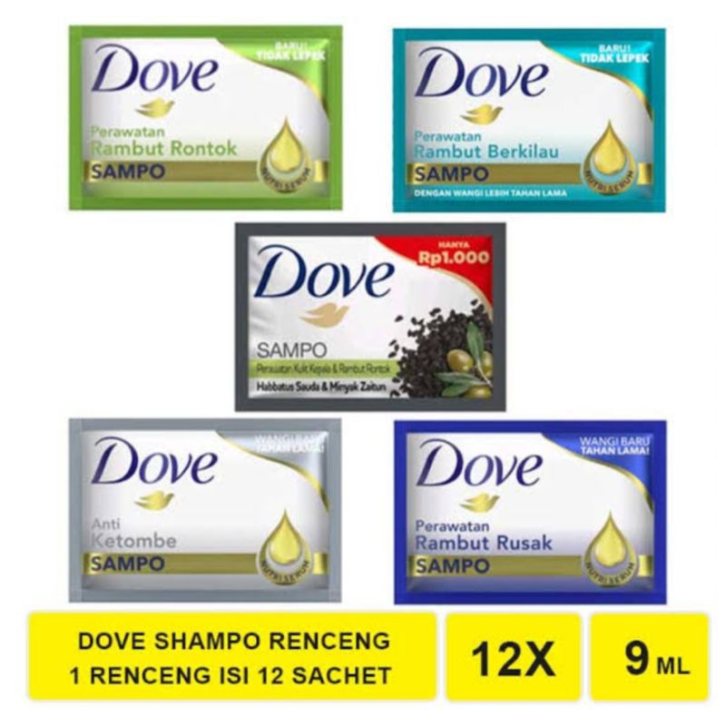 DOVE Shampo || Conditioner sachet