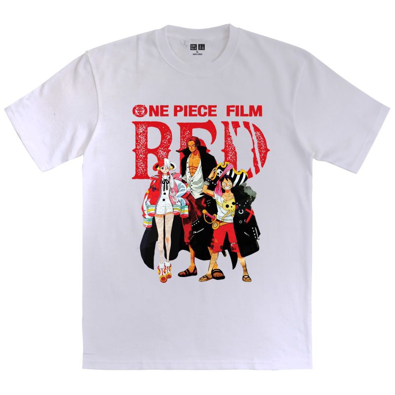 One piece red - UNIQLO kaos one piece / film red japan anim otaku