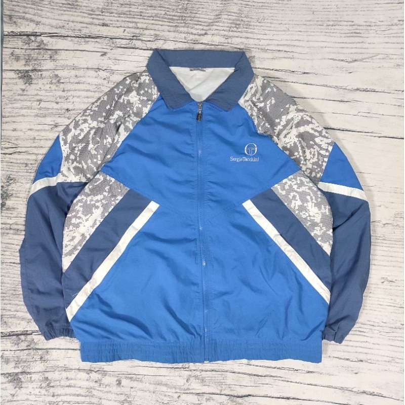 Jaket Windbrakers Sergio Tacchini Coloblok Camo