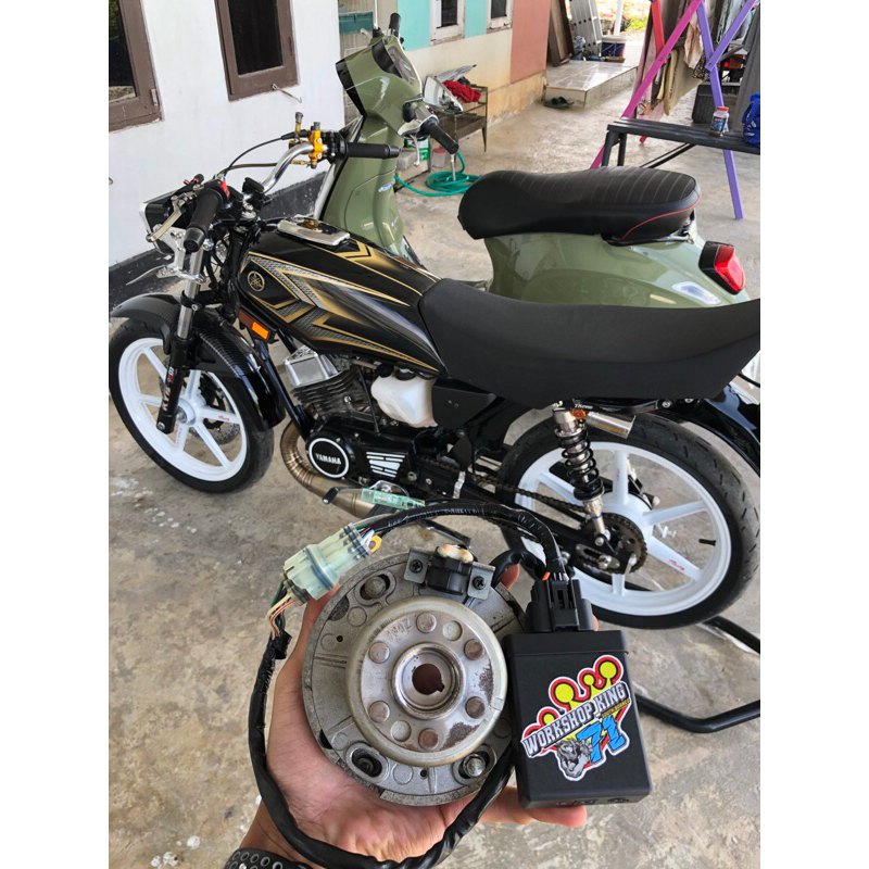 pengapian super pro spul magnet yz125 yz 125 pick panjang original brt imax super pro garputala
