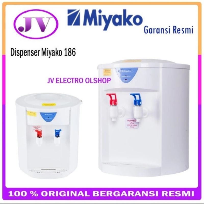 MIYAKO WD186H Dispenser Miyako Panas Normal / Dispenser Miyako WD186 H