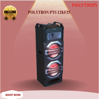 POLYTRON SPEAKER PORTABLE PTS 12KF25 SPEAKER KARAOKE 12" TERMURAH/PTS12KF25/PTS-12KF25/PTS 12KF25