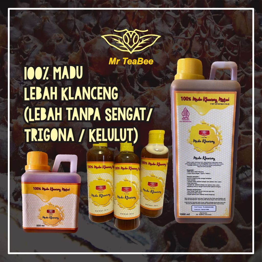 

Madu Klanceng / Trigona Asli Murni netto 250ml
