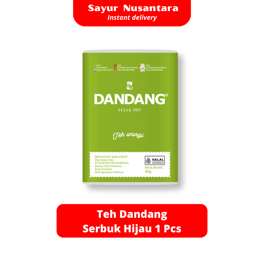 

Teh Dandang Serbuk Hijau 1 Pcs - Sayur Nusantara