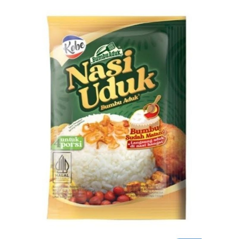 

Kobe Bumbu Aduk / Nasi Uduk Sachet