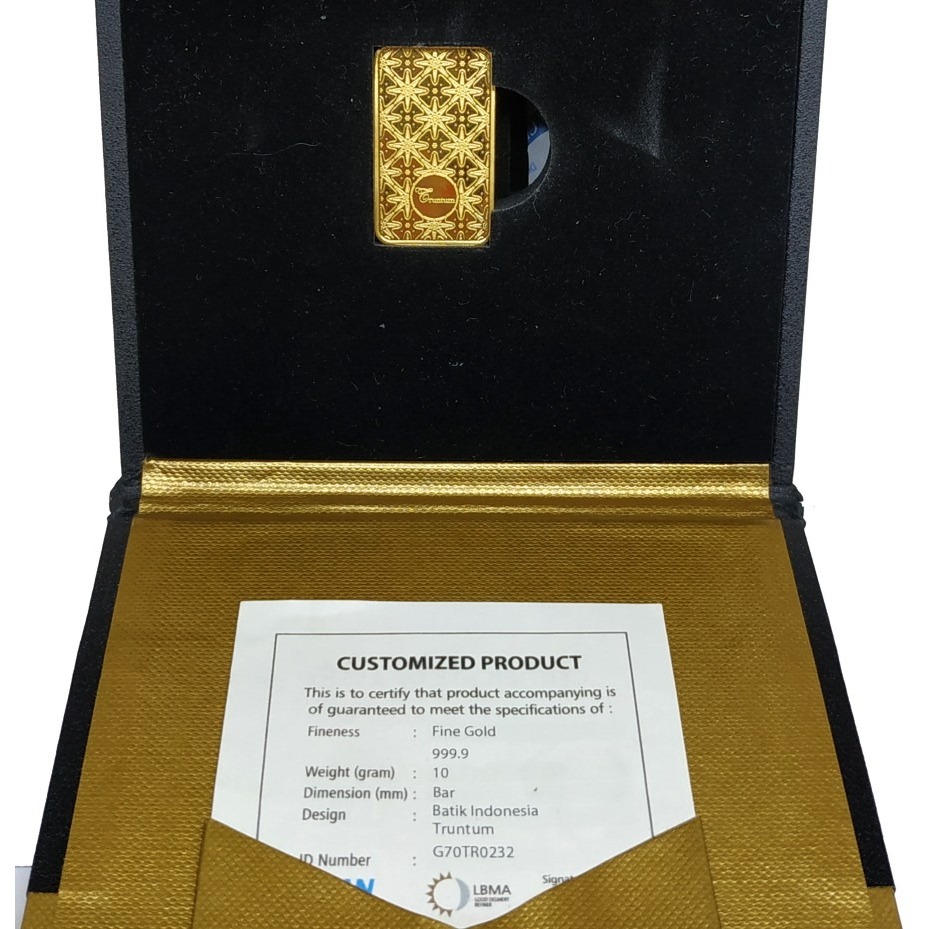 LM batik Truntum Antam limited edition 10 gram