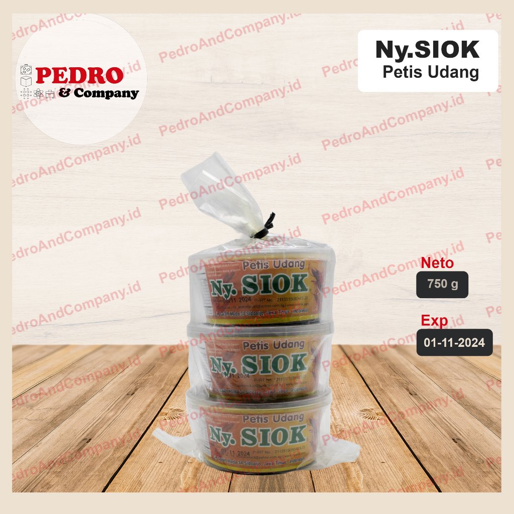 

Ny siok petis udang 250 gram - shrimp paste