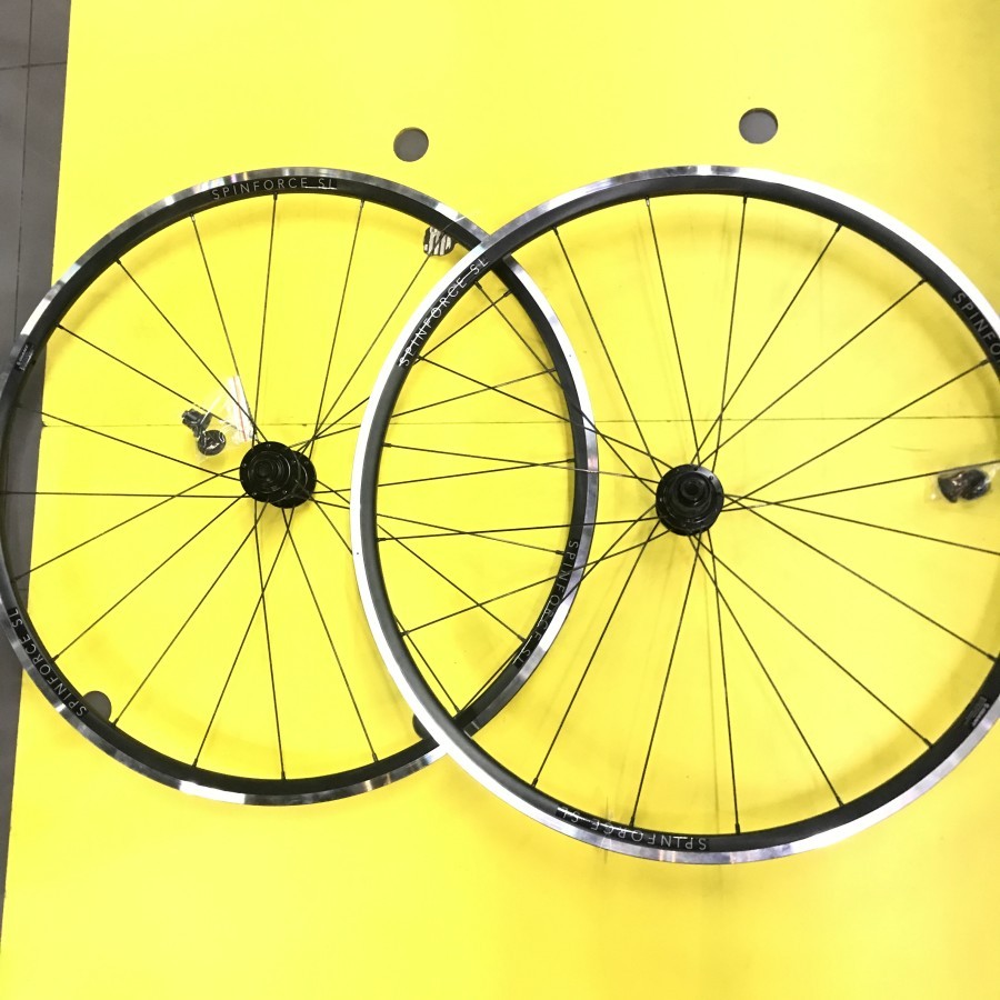 Wheelset Giant SpinForce SL 700c Bisa Untuk Rim Brake/Disc Brake QR TA