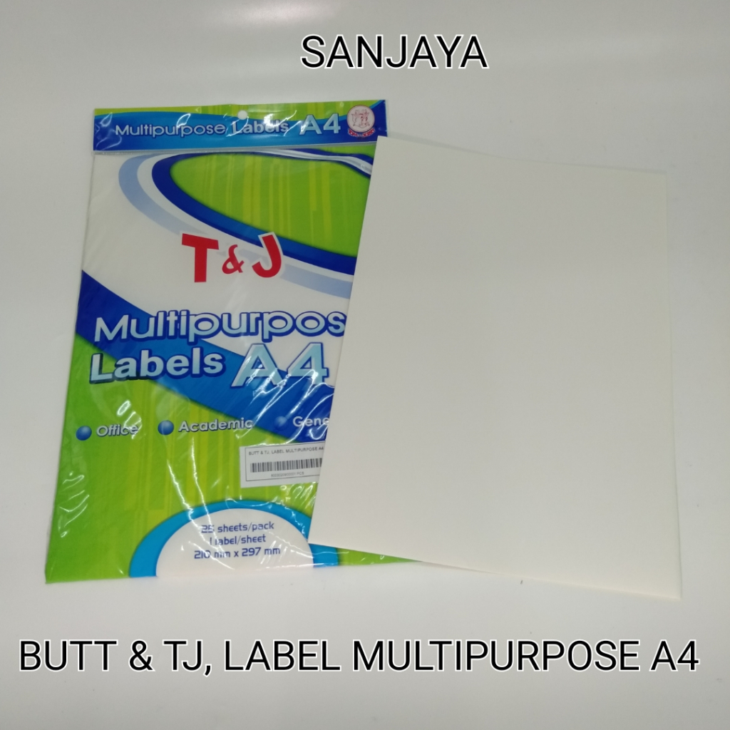 

Label A4 Tom & Jerry Multipurpose / Kertas Label A4 Multipurpose 25 Lembar / Butt & Tj, Label Multipurpose A4