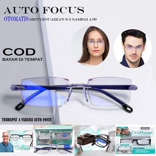 PROMO Kacamata Baca Auto Focus / Kacamata Baca Jarak Dekat / Fame Auto Fokus / Anti Blue Ray / Pria 