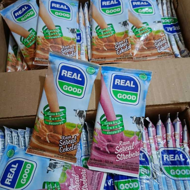 

Susu UHT Realgood / Real Good mini - Netto 50ml (Satuan)