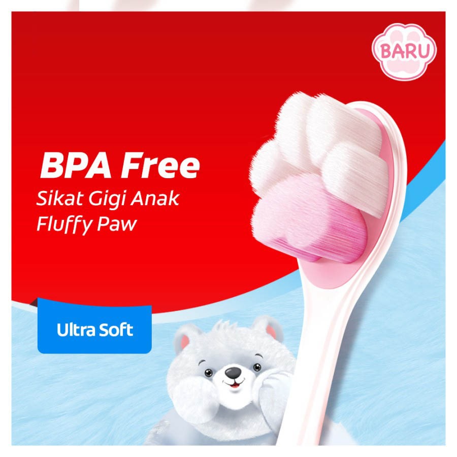 COLGATE - Sikat Gigi Anak FLUFFY PAW 5+