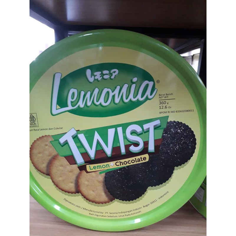 

Lemonia Twist Lemon+Chocolate/Biskuit Lemonia Rasa Lemon+Cokelat 360gr