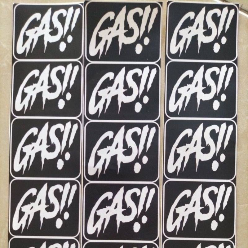

Stiker Pack Gass isi 7 Biji Bahan Cromo