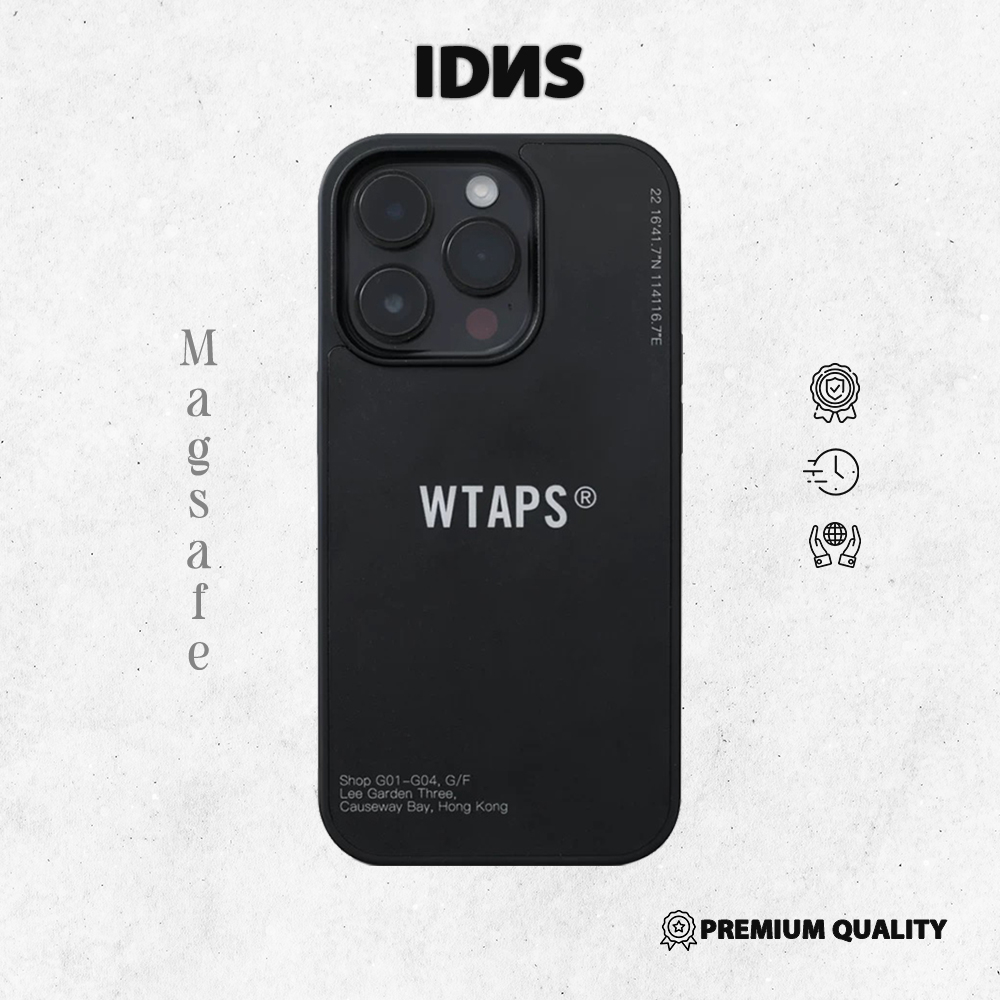 IDNS Hardcase Iphone Wtaps 01 Casing Iphone 12 Pro Max 13 Pro Max 14 Pro Max 15 Pro Max
