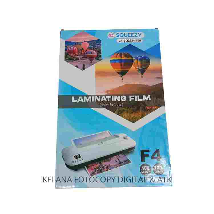 

KF | Plastik Laminating / Laminating Film A4 SQUEEZY F4 - 1 PACK