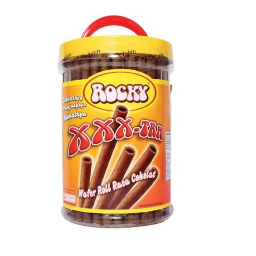 

Cho Cho Rocky Xxxtra Wafer Stick Biskuit Kaleng Toples 620gr