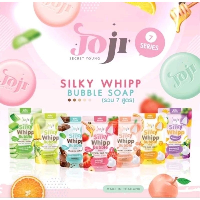 JOJI SILKY WHIPP BUBBLE SOAP 100 GRAM | sabun joji