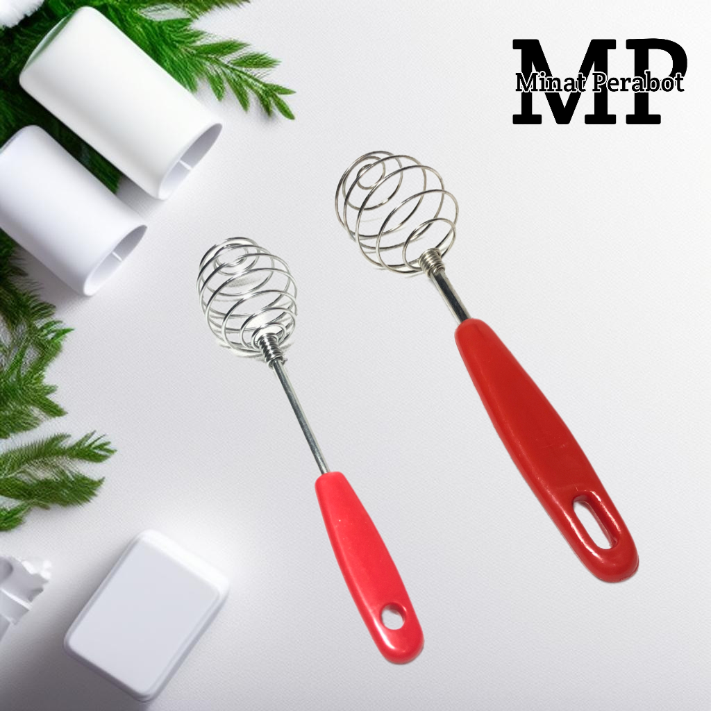 KOCOKAN TELUR GAGANG SPIRAL MERAH / KOCOKAN TELUR GAGANG MERAH / KOCOKAN SPIRAL / KOCOKAN MURAH / KO